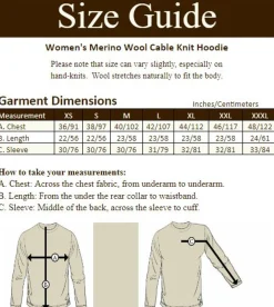 Cheap Women's Merino Wool Cable Knit Hoodie Women Cardigans, Jackets & Coatigans