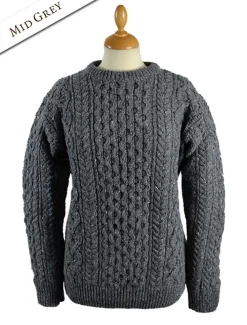 New Women's Oversized Wool Cashmere Aran Sweater Women Sweaters