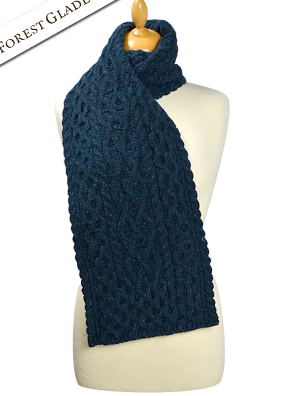 Best Sale Women's Wool Cashmere Aran Honeycomb Scarf Women Knitted Wool Scarves