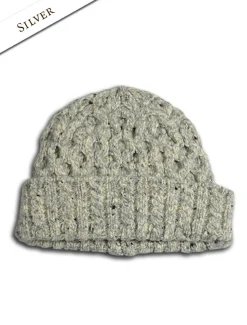 Online Wool Cashmere Aran Honeycomb Hat Irish Wool Hats