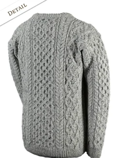 Clearance Wool Cashmere Aran Sweater Sweaters