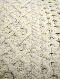 Best Sale Wool Cashmere Aran Throw Knitted Wool Throws