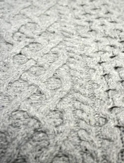 Best Sale Wool Cashmere Aran Throw Knitted Wool Throws