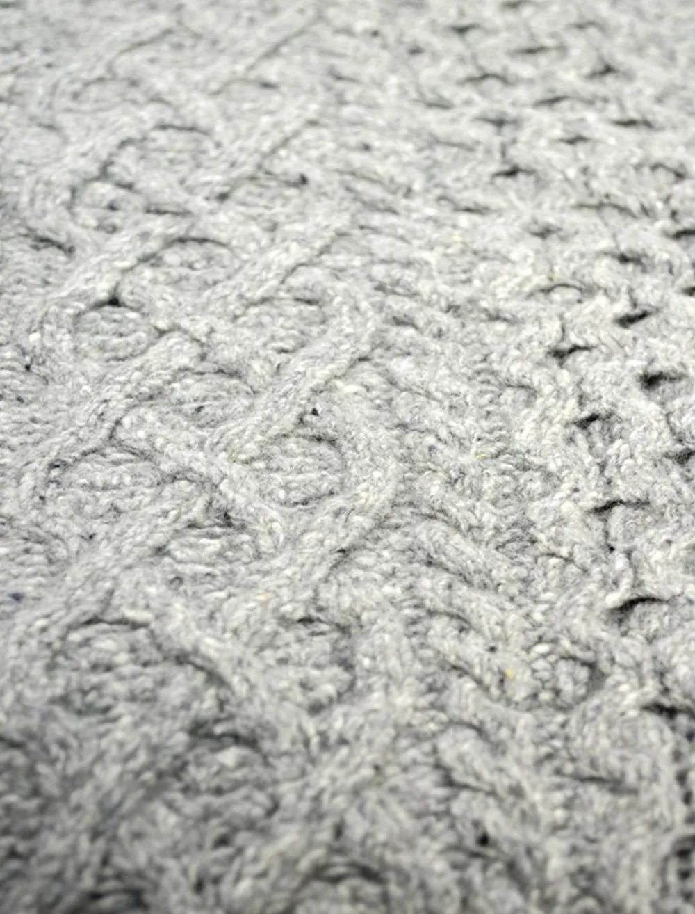 Best Sale Wool Cashmere Aran Throw Knitted Wool Throws