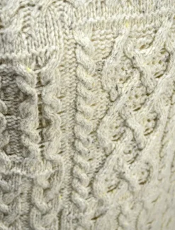 Clearance Wool Cashmere Patchwork Aran Sweater Women Sweaters
