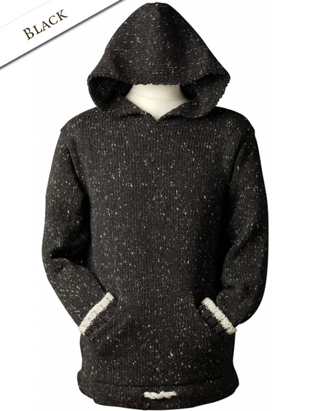 Shop Wool Hoodie with Pouch Pocket Women Sweaters