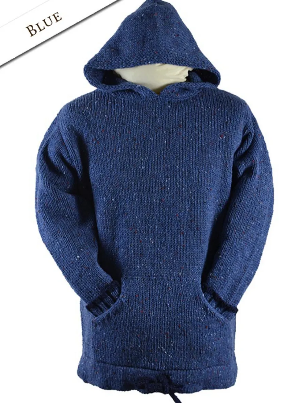 Shop Wool Hoodie with Pouch Pocket Women Sweaters