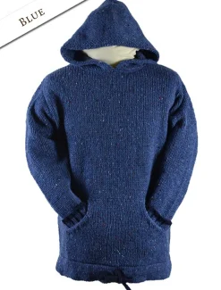 Shop Wool Hoodie with Pouch Pocket Women Sweaters